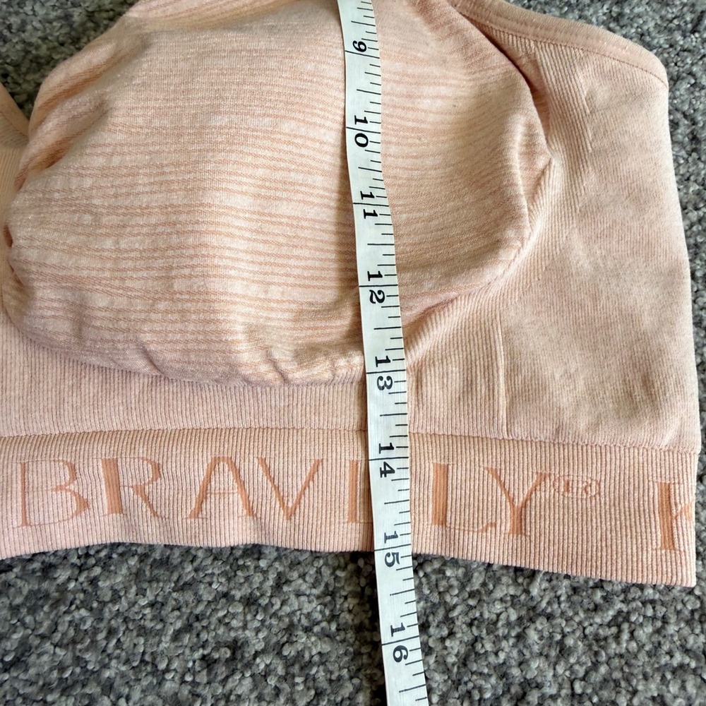 Kindred Bravely Sublime Hands-Free‎ Pumping Nursing Bra Pink XL Busty Wireless - Picture 9 of 9